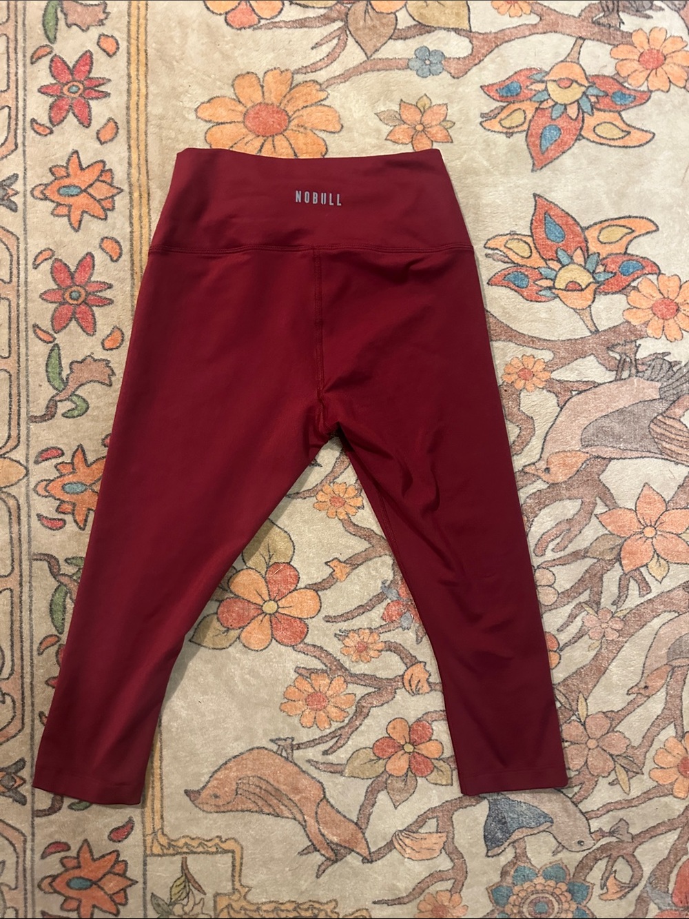 NOBULL Women’s  High-Waist Burgundy Leggings